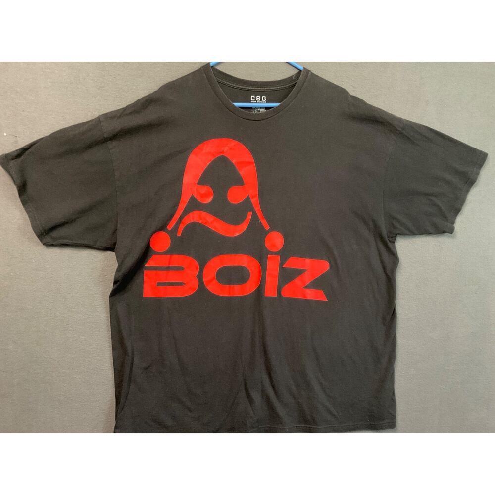 CSG T-Shirt 3XL Champs Sports Gear‎ Black Cotton Graphic Tee Boiz
